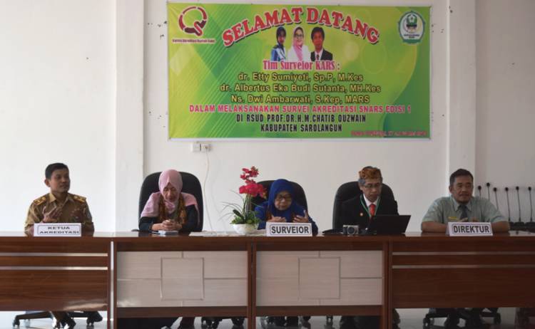 Dirut RSUD Sarolangun Berharap Penilaian Akreditasi Sesuai Harapan