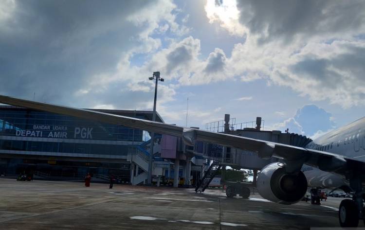 Penumpang Pesawat di Bangka Tengah Turun 22,8 Persen
