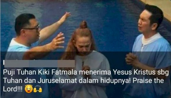 Pindah Agama? Ini Kata Kiki Fatmala