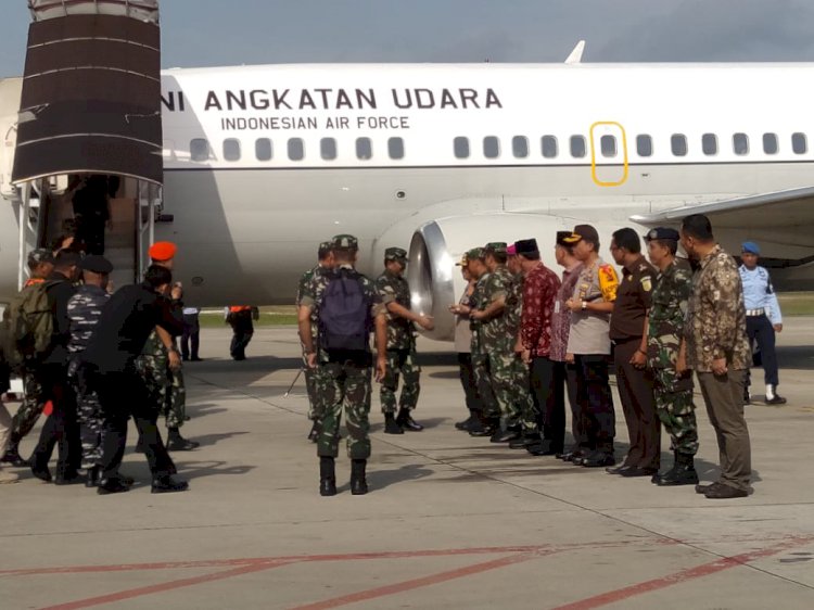Panglima TNI Disambut Sekda Jambi dan Forkopimda