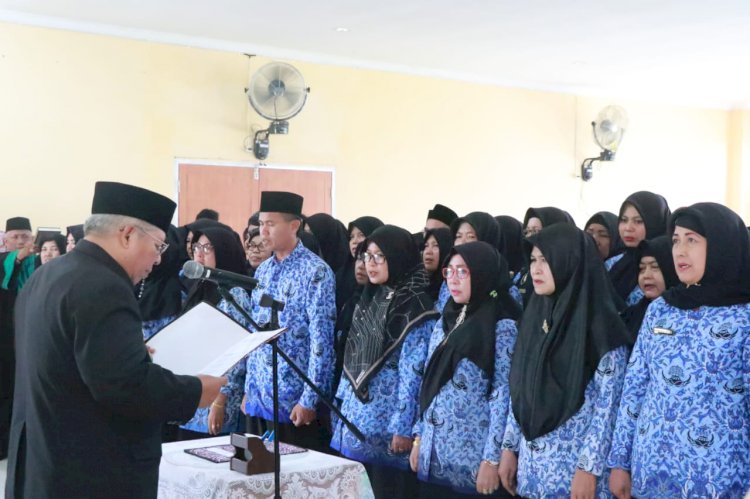 10 ASN Tak Hadir Saat Pengambilan Sumpah PNS Tanjabbar