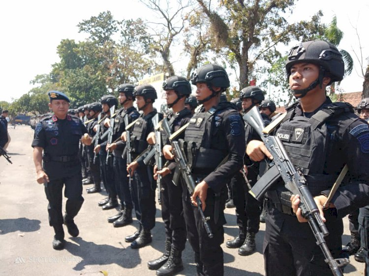 Amankan Papua, 250 Personel Brimob Polda Jambi Diberangkatkan