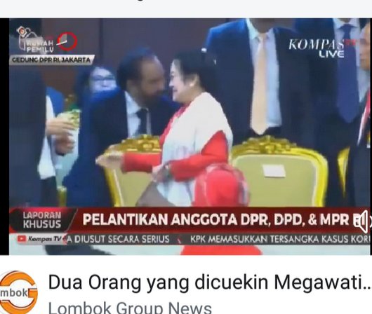 Megawati Cuekin & Tak Salami Surya Paloh Saat Pelantikan DPR, Ada Apa?