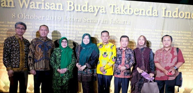 Bupati Muarojambi Hadiri Penetapan Warisan Budaya Tak Benda di Istora Senayan