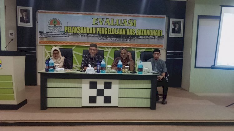 DLH Provinsi Jambi Fasilitasi KLHK Rapat Evaluasi Pengelolaan dan Penyelamatan DAS Batanghari Jambi-Sumbar