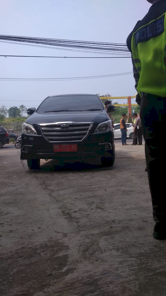 Tak Bisa Perlihatkan STNK, Mobil Dinas PU Provinsi Jambi Terjaring Razia
