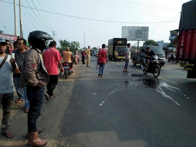 Revo VS NMax Adu Kambing, Satu Warga Bungo Luka Berat