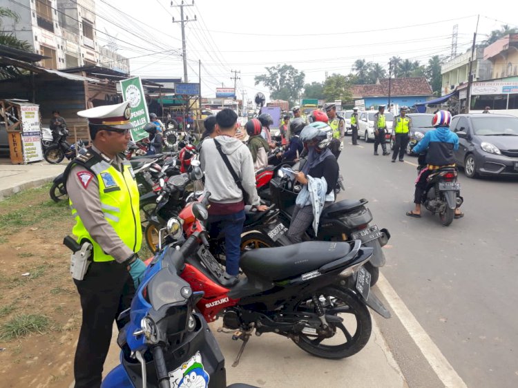 Hari Terakhir Operasi Zebra, 219 Pengendara Ditilang Lima Motor Ditahan