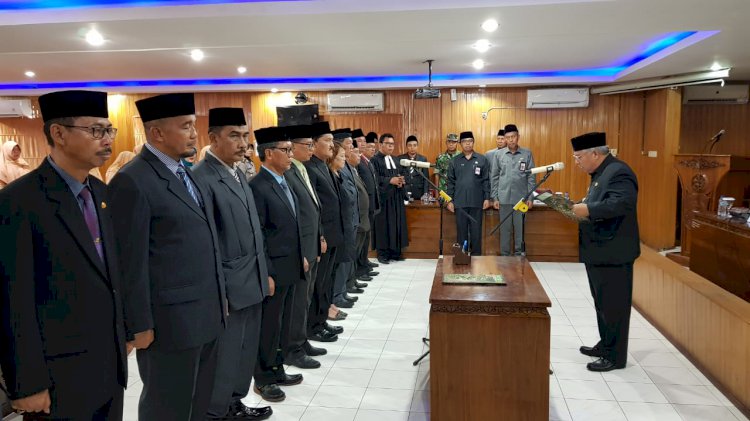 Usai Melantik Kepala OPD, Safrial: Pejabat Jangan Banyak Nongkrong di Bandara