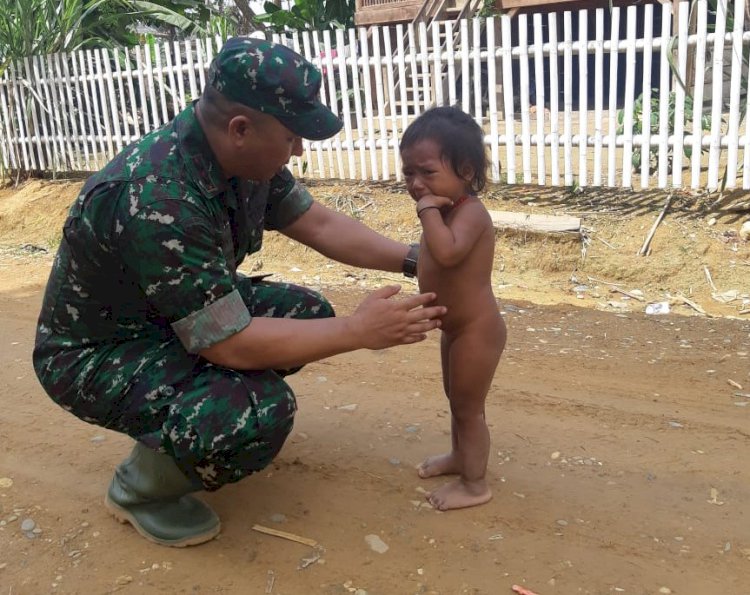 Kunjungi Perkampungan SAD, Ini Yang Dilakukan Dandim 0420 Sarko