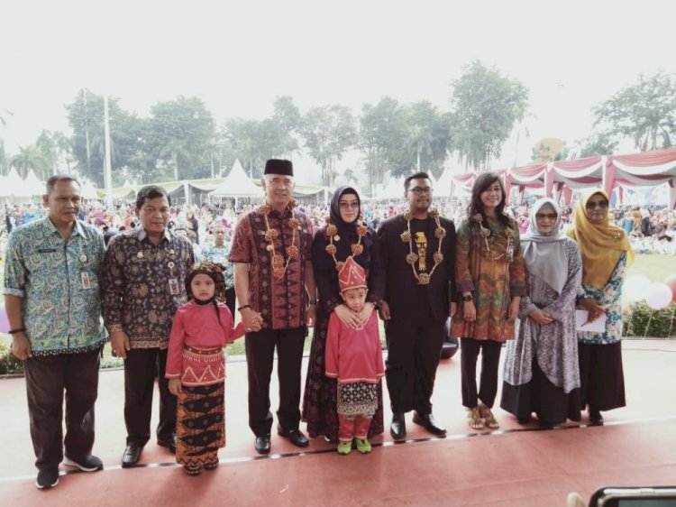 Kota Jambi Kembali Ciptakan Rekor MURI, Ribuan Anak PAUD Tabuh Rebana