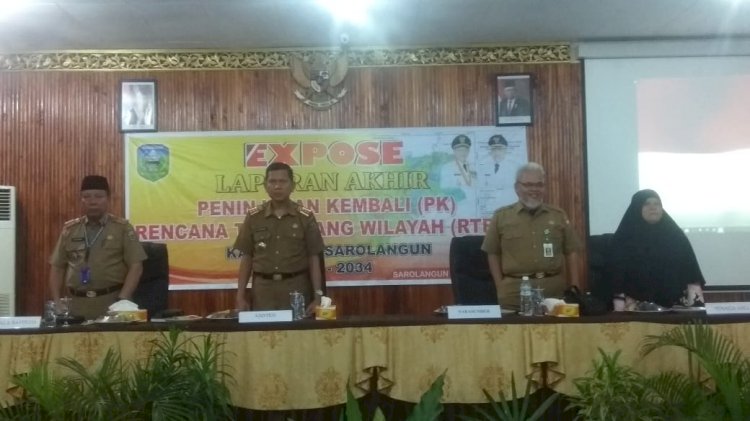 Pemkab Gelar Expose Laporan Akhir Peninjauan Kembali RTRW Kabupaten Sarolangun tahun 2014-2034