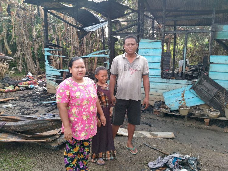 Rumah Hangus DIlalap Api, Warga di Muarojambi Ini Butuh Pertolongan
