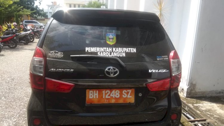 Mobil Dinas Dipasang Stiker Logo, Cek Endra: Itu Perintah Saya!