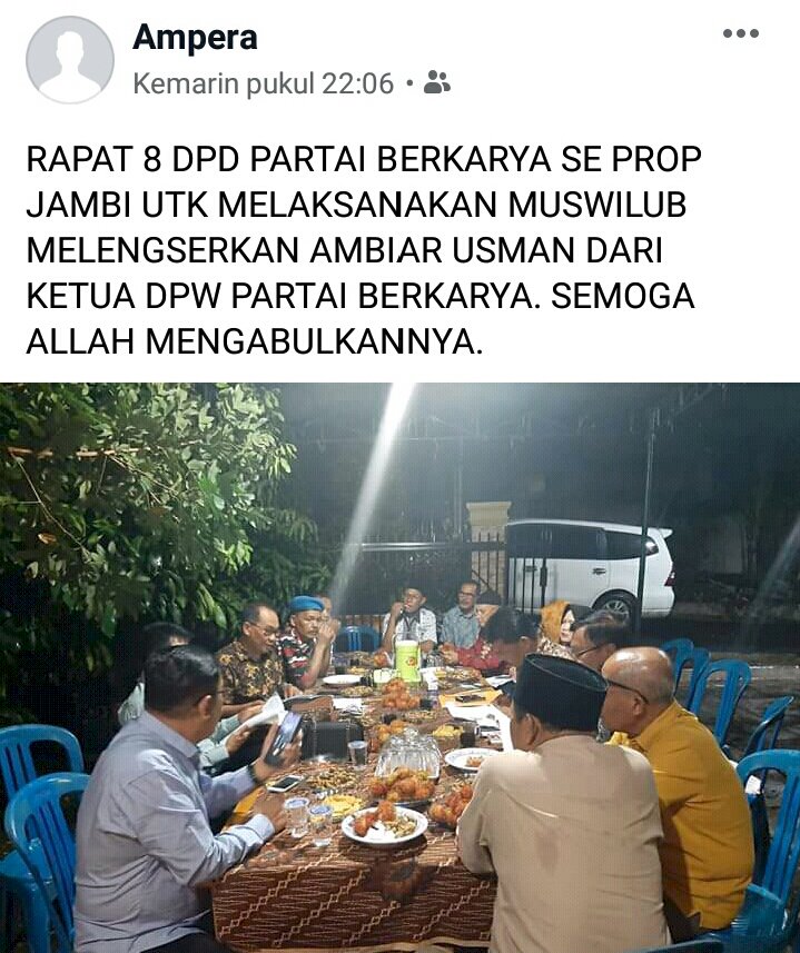 8 DPD Rapat Persiapan Berhentikan Dirinya, Ambiar Usman: Itu Rapat Ilegal
