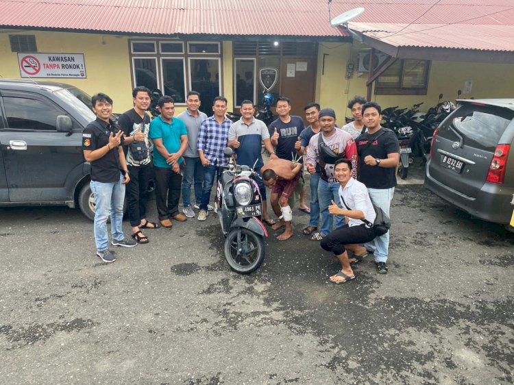 Nekat Curi Motor, Pemuda Merangin Ini Babak Belur Dihajar Warga