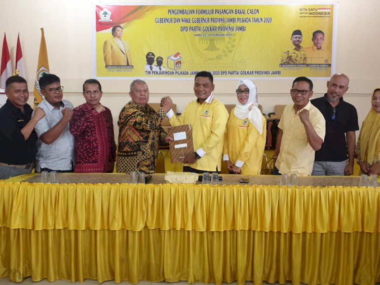 Kembalikan Formulir ke Golkar, Safrial Harap PDI dan Golkar Bisa Koalisi