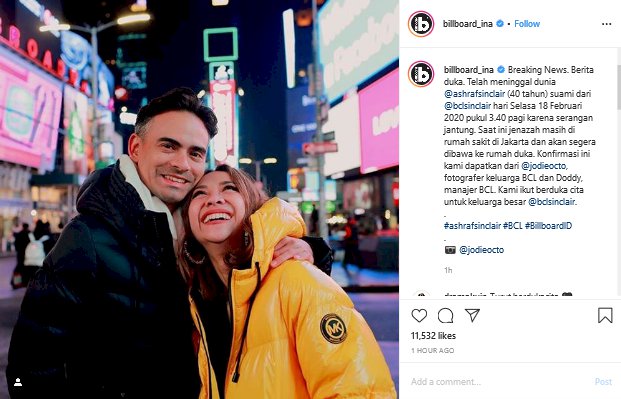 11 Tahun Jalani Bahtera Rumah Tangga, Begini Kisah BCL & Ashraf Sinclair Dipisahkan dengan Maut