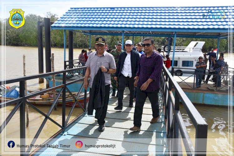 Bupati Tanjab Timur Dampingi Kunker DPR RI Dan DPRD Provinsi Jambi Ke Ujung Jabung