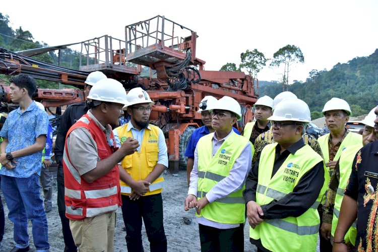 Fachrori Tinjau Pembangunan PLTA Batang Merangin Kerinci