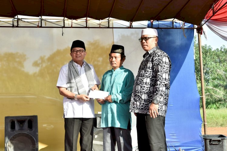 Fachrori Bantu Pembangunan Kelas Baru Madrasah Nurul Falah Pamenang