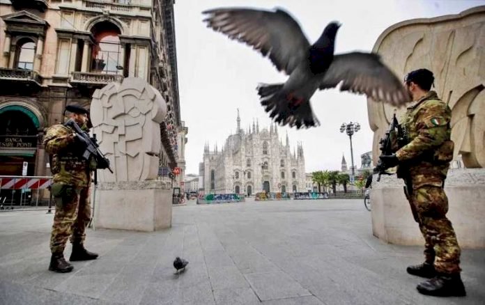 Semakin Mengkhawatirkan! Di Italia Ada Usulan Keluar Rumah Ditembak