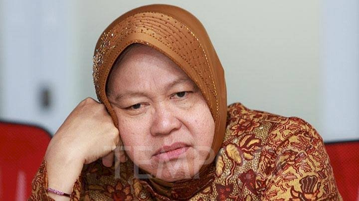 Risma Minta Warga Surabaya Lawan Corona: Jika Sabun, Tisu atau Air Desinfektan Habis Mohon Melapor ke 112