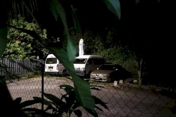 Aksi Pria Ini Bikin Heboh, Nakuti Bocah Nongkrong Nyamar Jadi Mahluk Halus